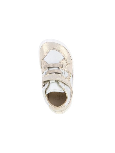 FRODDO TENISKY RIVER White Gold | Dětské barefoot tenisky