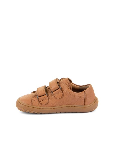 FRODDO TENISKY BAZE LEATHER D-VELCRO Cognac | Dětské barefoot tenisky