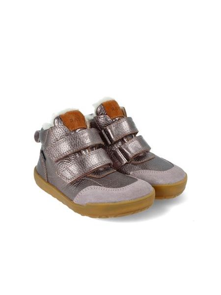 Detské barefoot zimné zateplené topánky RAYVE TALINN 3.0 ružovo-zlaté