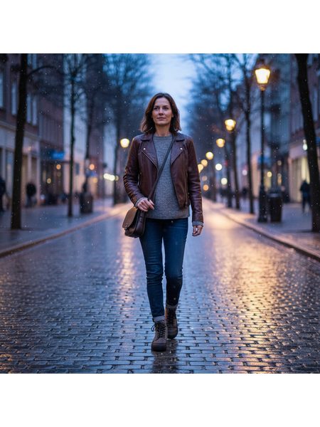 Barefoot Zateplené Kotníkové Boty GROUNDIES® Torino Šedo Černé