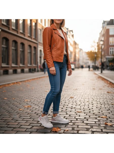 Dámské Barefoot Tenisky GROUNDIES® Nova GS1 Béžovo Růžové