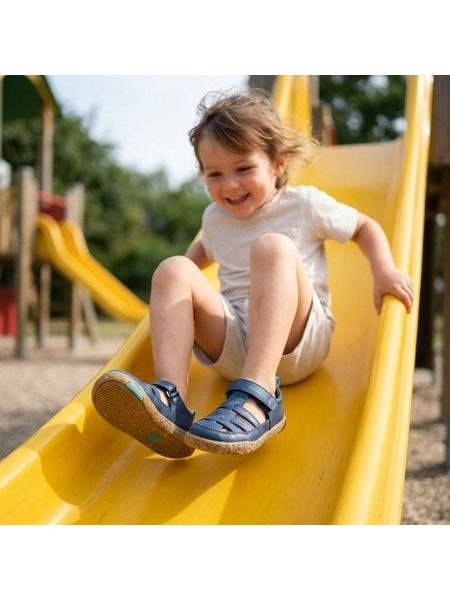 Dětské Barefoot Sandály GROUNDIES® Noto 2.0 Modré