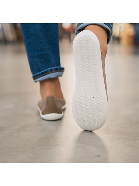 Damen-Barfußballerinas Be Lenka Delight - Keksbraun
