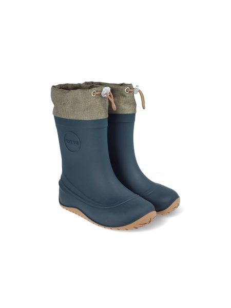 RAYVE MONSOON COVER WINTER Dark Blue | Dětské zateplené barefoot holínky