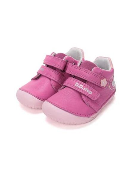 Dětské barefoot tenisky D.D.STEP S070-61646B Hot Pink růžové ptáček