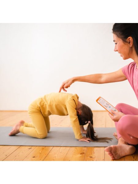 COREYOGA Dětské cvičební karty Silný střed