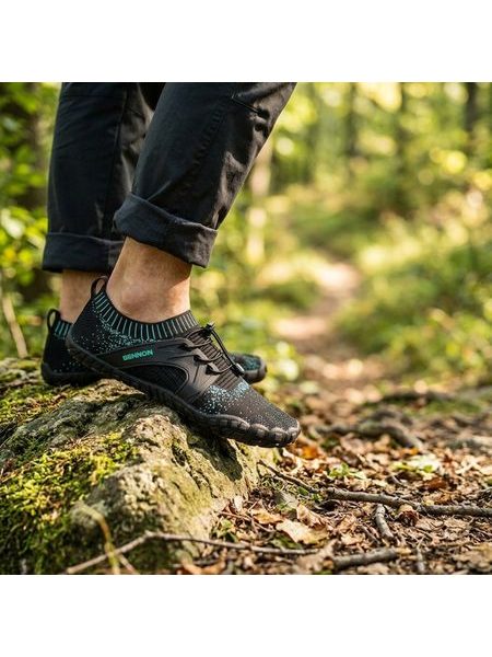 Ténis barefoot BENNON BOSKY turquesa e preto