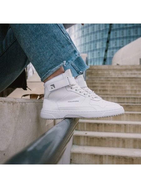 Боси маратонки Barebarics Zing High Top, бели