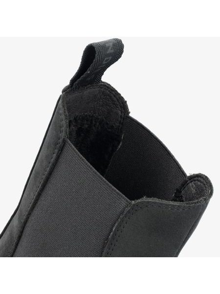 Dámské Barefoot Zateplené Chelsea GROUNDIES CAMDEN Černé Matné