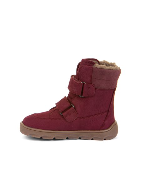 FRODDO ZERU TEX WINTER Bordeaux | Dětské zimní zateplené barefoot boty