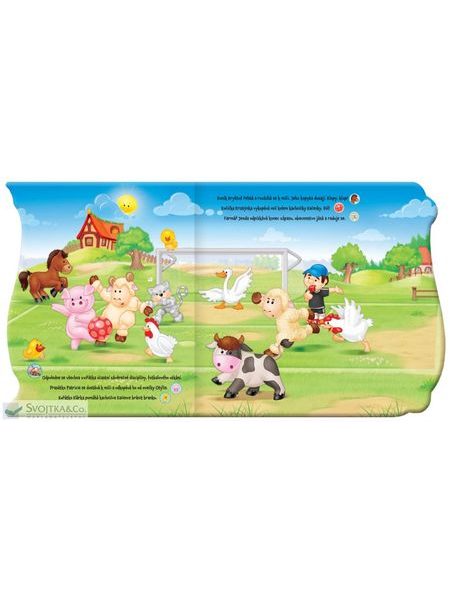 DĚTSKÁ KNIHA PŘÍBĚHY SE ZVUKY ZVÍŘATA NA FARMĚ 18 zvuků