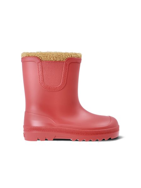 IGOR ZATEPLENÉ ZIMNÍ HOLÍNKY VERONA BORREGO Coral | Dětské barefoot holínky