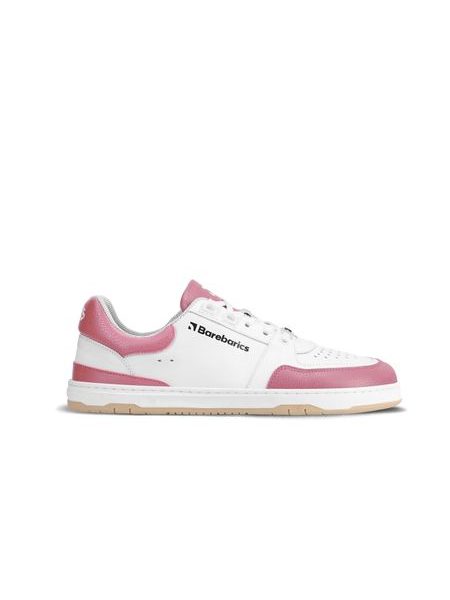 Ténis barefoot Barebarics Wave branco e rosa