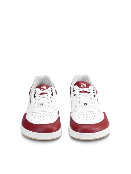 Ténis barefoot Barebarics Wave branco e vermelho carmim
