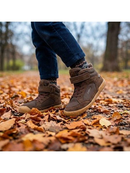 Gyerek barefoot téli bokacsizma JOMA COCO JUNIOR 2524 barna