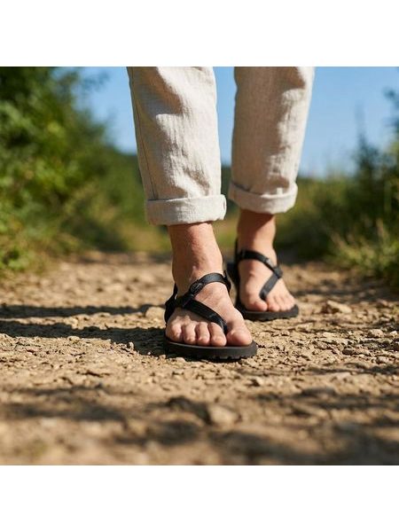 BOSKY LIGHT II Y Black | Barefoot sandály