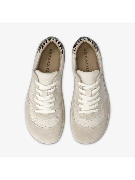 Barefoot Tenisky GROUNDIES® Nova GS1 Šedá/Zebra