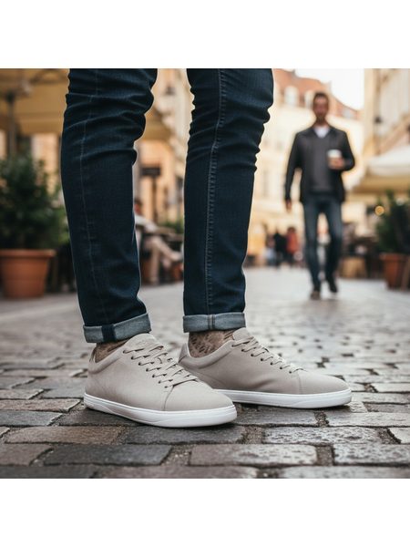 Barefoot Tenisky GROUNDIES® Zero Šedé