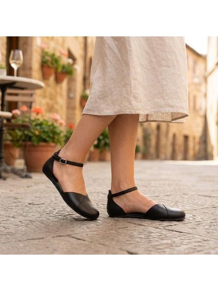 ANGLES DIONE Black | Dámské barefoot sandály