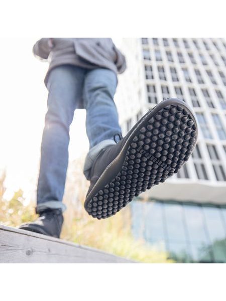 LEGUANO GALAXO Black | Zateplené barefoot bot