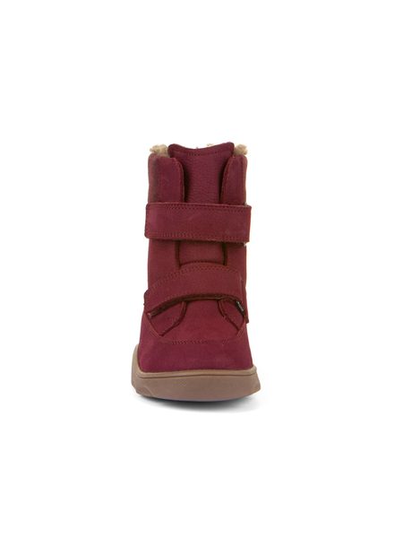 FRODDO ZERU TEX WINTER Bordeaux | Dětské zimní zateplené barefoot boty