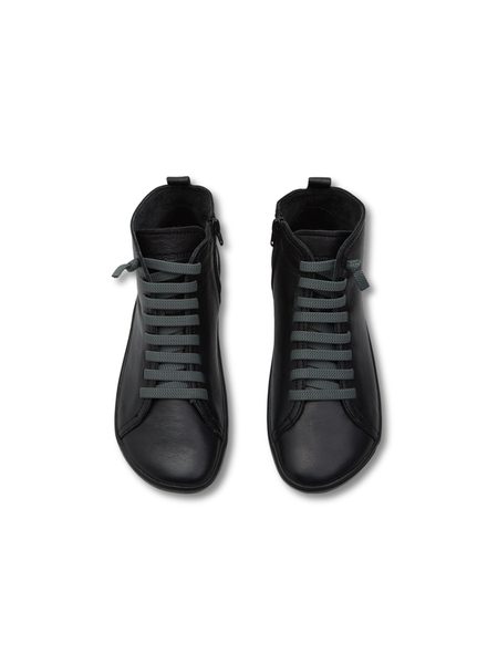 BAŤA ŠNĚROVACÍ KOTNÍKOVÁ OBUV Černá | Dámské barefoot kotníkové boty