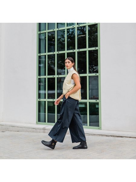 SHAPEN DIVINE Black | Dámské barefoot kotníkové boty