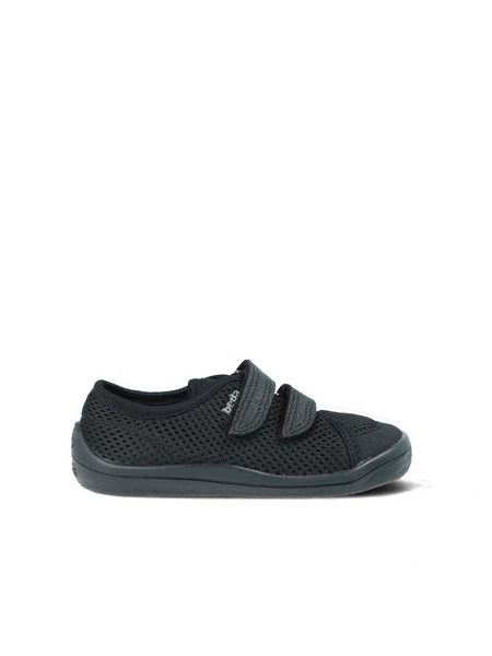 BEDA TENISKY BFN 170040/ST/W/O JUST BLACK | Dětské barefoot tenisky