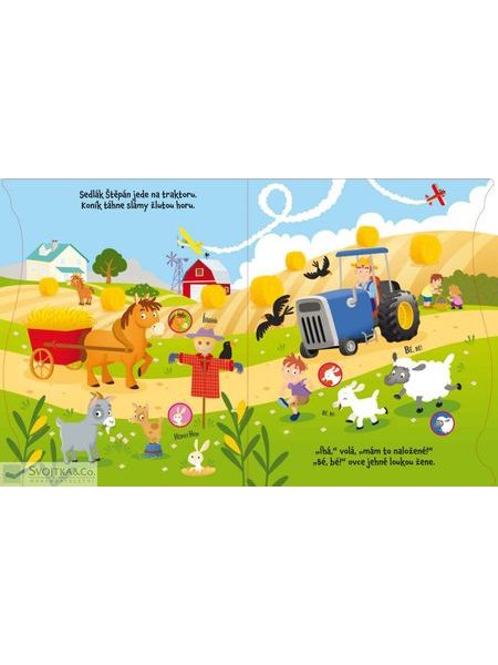 DĚTSKÁ KNIHA PRVNÍ SLŮVKA Veselý statek