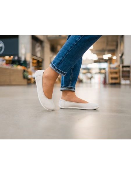 Balerini barefoot pentru femei Be Lenka Sophie - All Chalk White