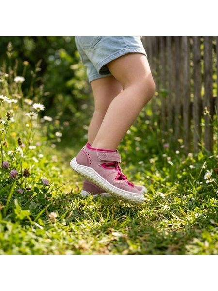 RICOSTA JERRY Pink | Dětské barefoot sandály