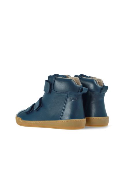 CRAVE SNOWFIELD Dark Blue | Dětské zimní zateplené barefoot boty 3