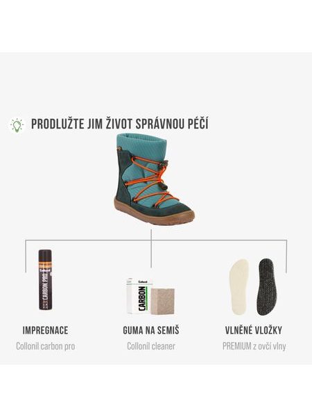 FRODDO ZIMNÍ TEX TRACK WOOL Petroleum