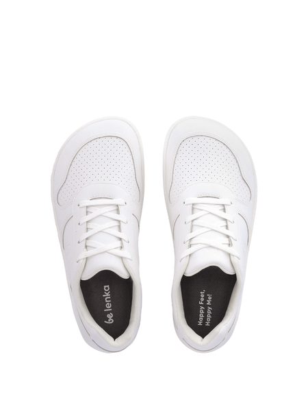 Adidași barefoot pentru copii Be Lenka Scoot Junior albi