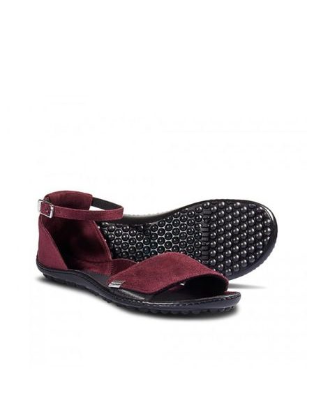 LEGUANO JARA Bordeaux | Dámské barefoot sandály3