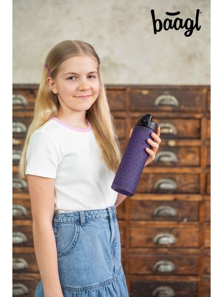BAAGL Tritanová láhev na pití Plum, 700 ml
