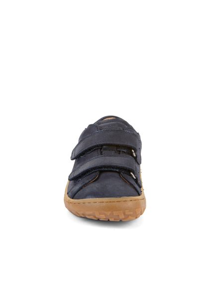 FRODDO TENISKY BAZE LEATHER D-VELCRO Blue+ | Dětské barefoot tenisky