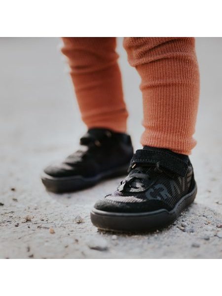 CRAVE CUPERTINO JUNIOR Black | Dětské barefoot tenisky