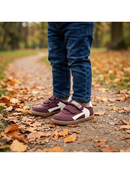 BEPPI Sapato Casual Baby Kids' Barefoot Trainers Burgundy