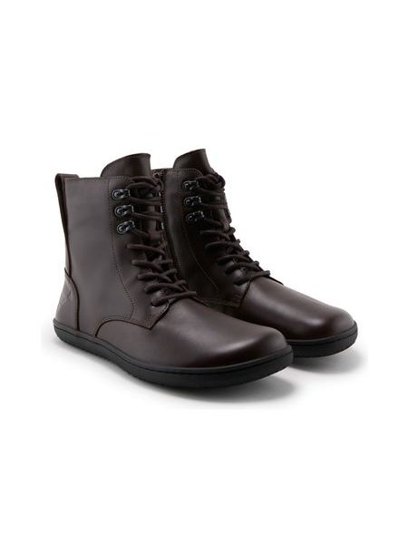ANGLES Orpheus Winter Zip 2.0 Unisex Barefoot Ankle Boots Brown