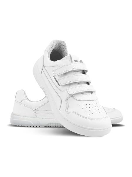 Barefoot sneakers voor dames en heren Barebarics Zing Velcro wit