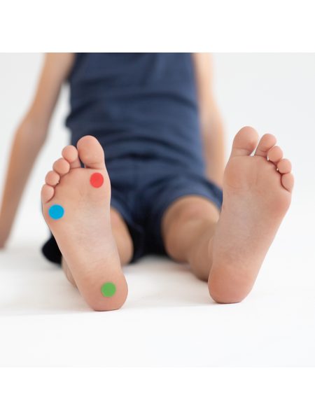 COREYOGA Cvičební karty Dětská noha