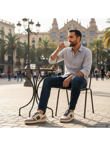 MTNG FREE MIAMI - PLITY Grey | Pánské barefoot tenisky