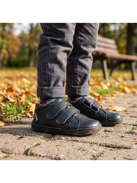 Dětské Barefoot Celoroční tenisky PEGRES SBF 60F černé