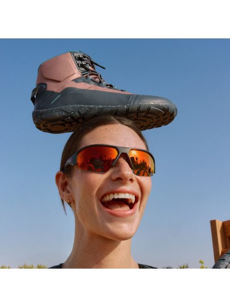 Dámské Barefoot Voděodolné Pohorky GROUNDIES® All Terrain High 2.0 Fialové