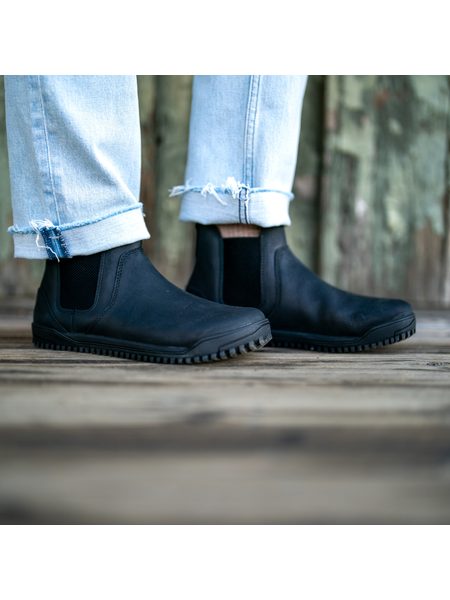 XERO SHOES RIDGEWAY CHELSEA Black | Chelsea barefoot boty