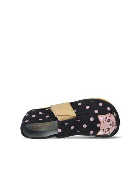 RAYVE SLIPPERS ELASTIC Black Cat