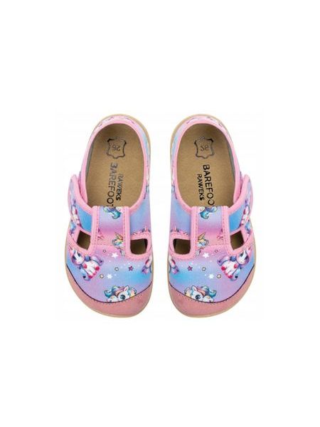 Dětské Barefoot Přezůvky RAYVE JOY Blue Unicorn
