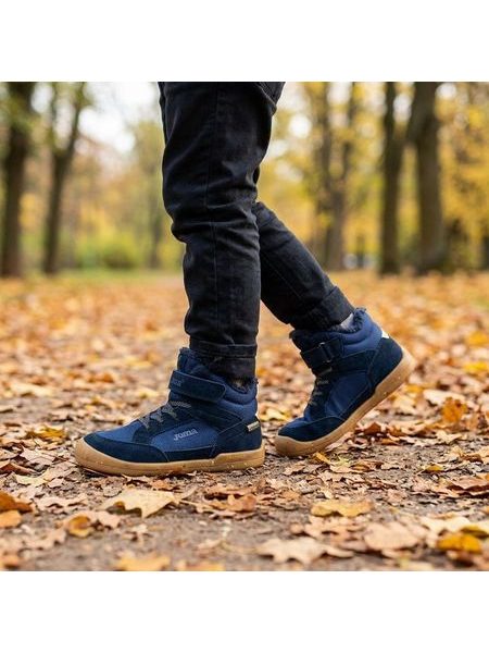 Gyerek barefoot téli bokacsizma JOMA COCO JUNIOR 2503 tengerészkék
