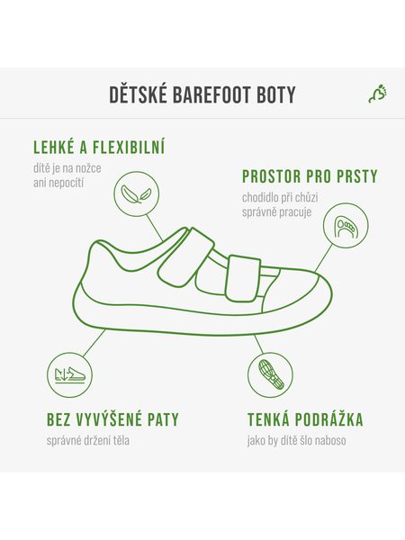 D.D.STEP S070-52576A Tmavě Modrá svítivá | Dětské barefoot tenisky